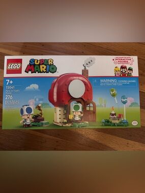 Lego Super Mario Red & White Mushroom House Playset